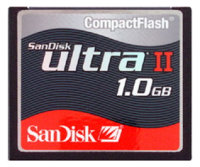 Geheugenkaart SanDisk CompactFlash 1GB Geheugenkaart SanDisk CompactFlash 1GB