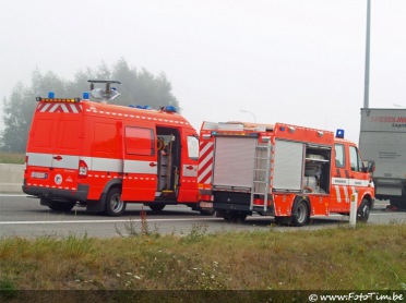 Ongeval geknelde E34/N49 Assenede Oosthoek