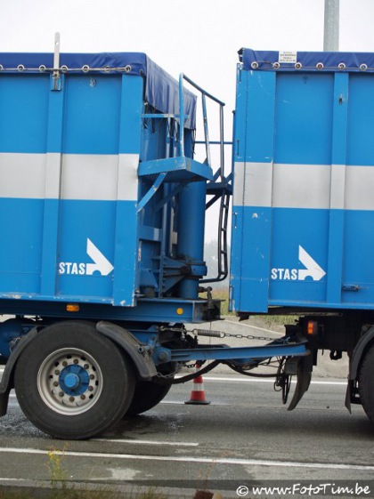 Ongeval geknelde E34/N49 Assenede Oosthoek