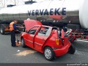 Ongeval geknelde E34 Moerbeke-Waas