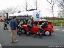 Ongeval geknelde E34 Moerbeke-Waas