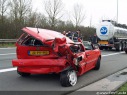 Ongeval geknelde E34 Moerbeke-Waas