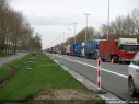 Ongeval geknelde E34 Moerbeke-Waas