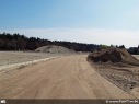 Werken kruispunt Cosmos Zelzate, fietspad richting Wachtebeke