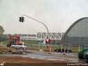 Werken kruispunt Cosmos Zelzate, voorrangsregeling