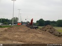 Werken kruispunt Cosmos Zelzate,R4 rischting Zelzate