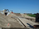 Werken kruispunt Cosmos Zelzate, fietstunnel