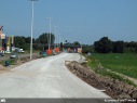 Werken kruispunt Cosmos Zelzate, afrit richting Zelzate