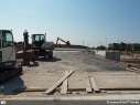 Werken kruispunt Cosmos Zelzate, afrit richting Zelzate