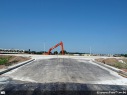 Werken kruispunt Cosmos Zelzate, aansluiting met Walderdonk
