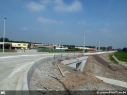 Werken kruispunt Cosmos Zelzate, afrit richting Zelzate