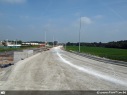 Werken kruispunt Cosmos Zelzate, afrit richting Zelzate