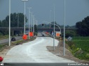 Werken kruispunt Cosmos Zelzate, afrit richting Zelzate