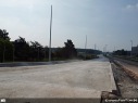Werken kruispunt Cosmos Zelzate, oprit vanuit Gent
