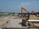 Werken kruispunt Cosmos Zelzate