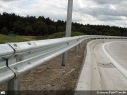 Werken kruispunt Cosmos Zelzate, vangrail
