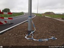 Werken kruispunt Cosmos Zelzate