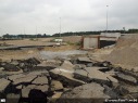 Werken kruispunt Cosmos Zelzate, aanleg fietstunnel 1