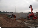 Werken kruispunt Cosmos Zelzate, fietstunnel 1