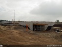 Werken kruispunt Cosmos Zelzate, fietstunnel 1