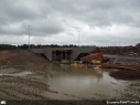 Werken kruispunt Cosmos Zelzate, fietstunnel 1