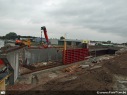 Werken kruispunt Cosmos Zelzate, fietstunnel 2