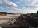 Werken kruispunt Cosmos Zelzate, oprit vanuit Zelzate