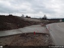 Werken kruispunt Cosmos Zelzate, aansluiting fietspad richting Gent